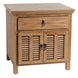 SH Lexi Solid Timber 2 Door 1 Drawer Bedside Table - Elm