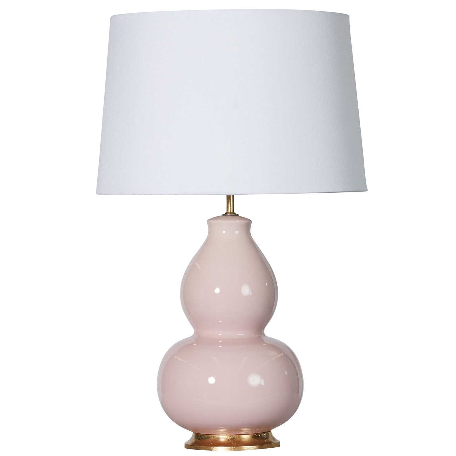 SH Jacynta Ceramic Base Table Lamp in Blush Pink