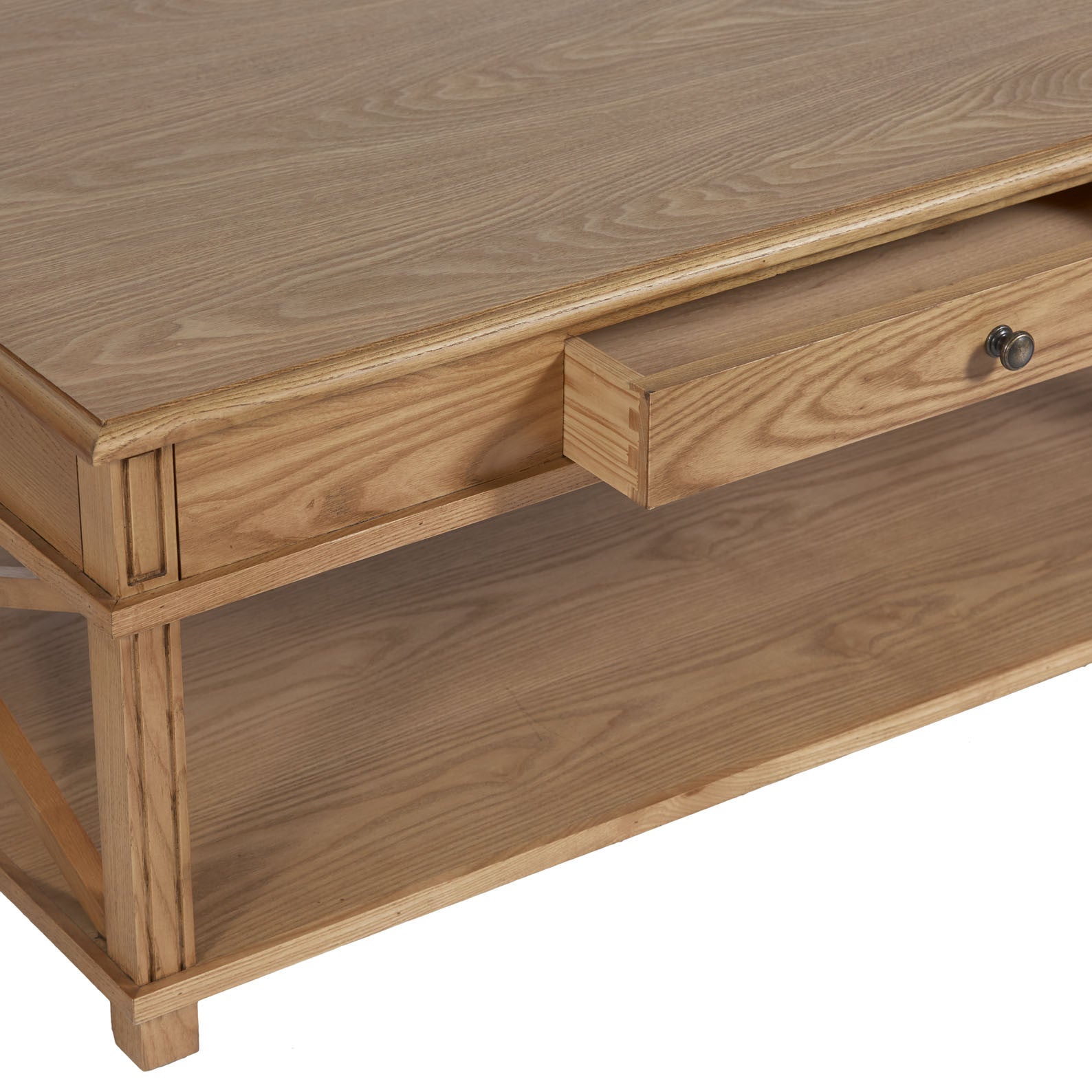 SH  Mateo Solid Timber 1 Drawer Coffee Table