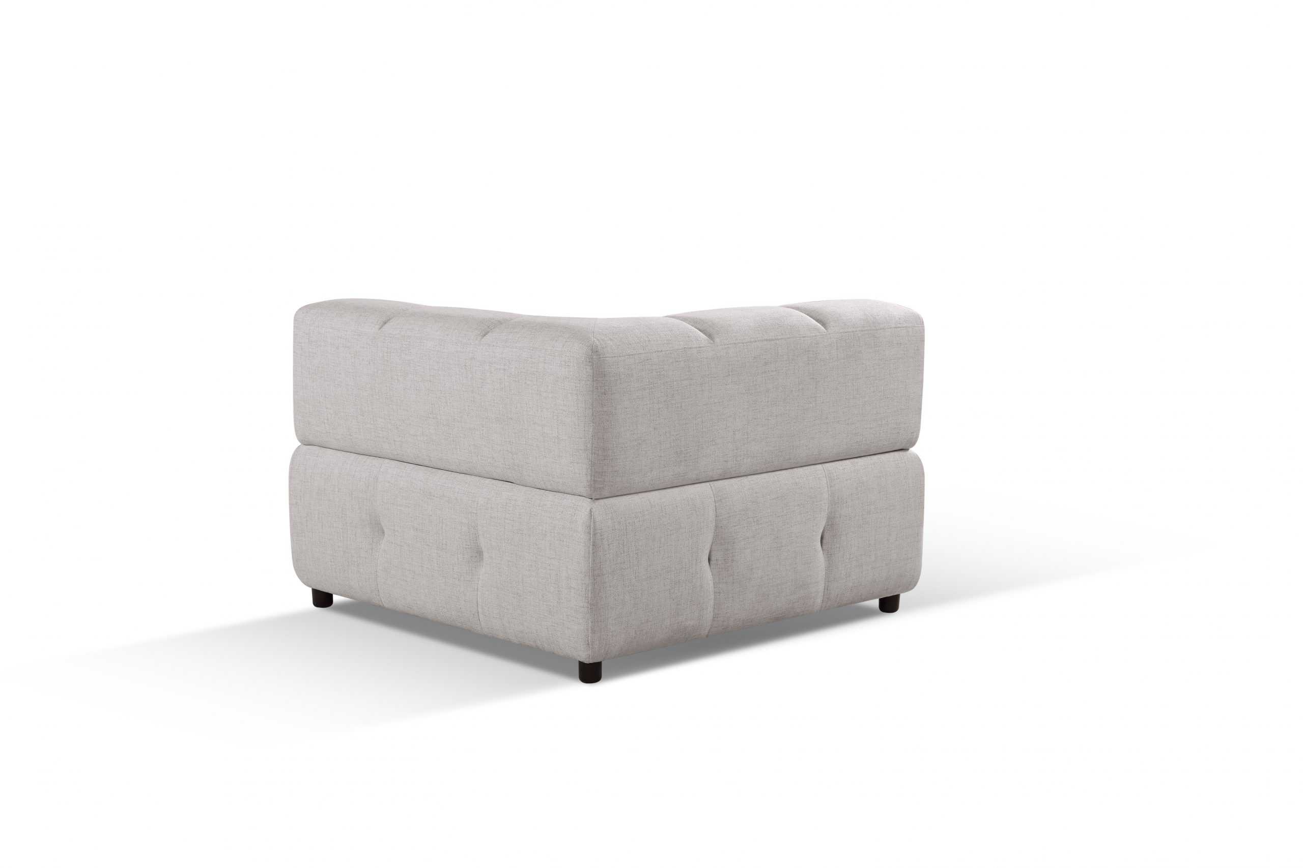 BT Telarah Domus Linen Fabric Upholstered 1 Seater Corner Sofa