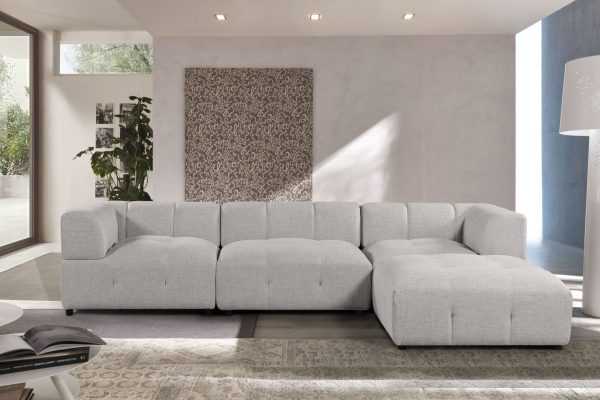 BT Telarah Armless Domus Linen Fabric Upholstered 1 Seater Sofa