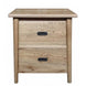 MF Tiffany Solid Timber 2 Drawer Bedside Table
