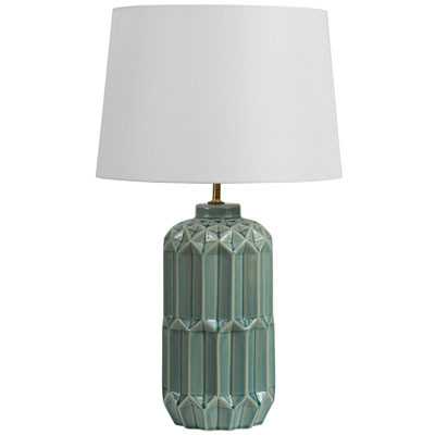 SH Tahlia Ceramic Table Lamp in Sea Green