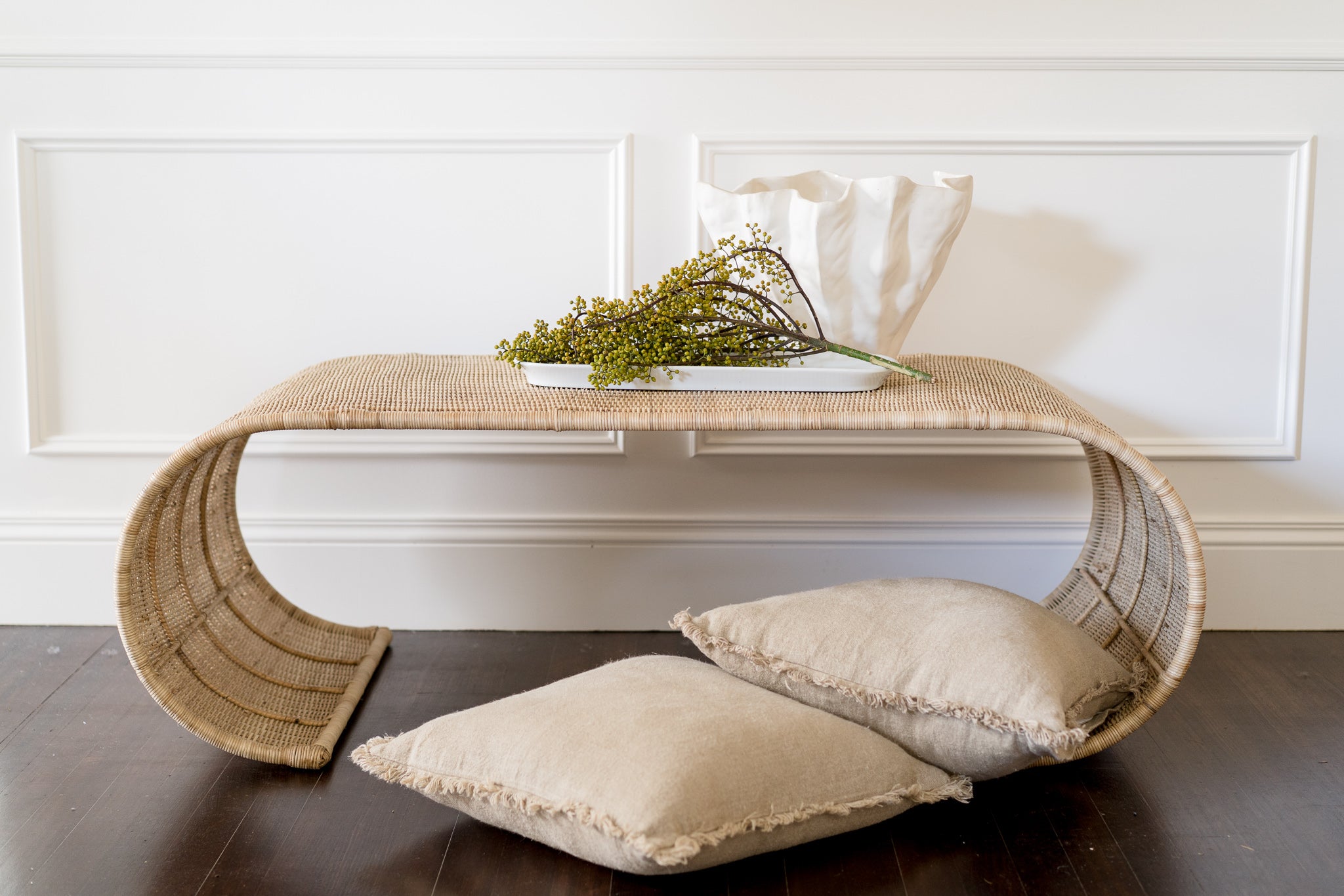 CR Hampton Natural Rattan Coffee Table