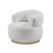 BT Bellissimo Oro Swivel Arm Chair with Gold Base
