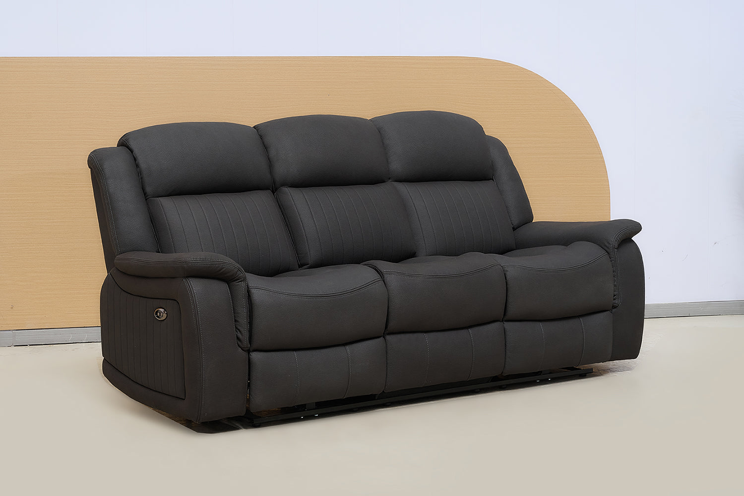 BT Paragon Fabric Upholstered 3 Seater Electric Recliner Lounge