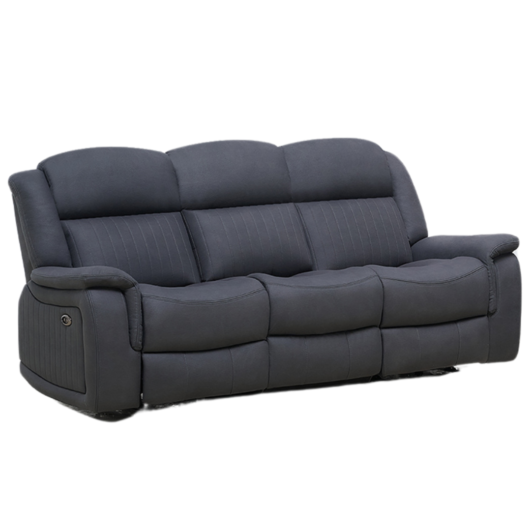 BT Paragon Fabric Upholstered 3 Seater Electric Recliner Lounge