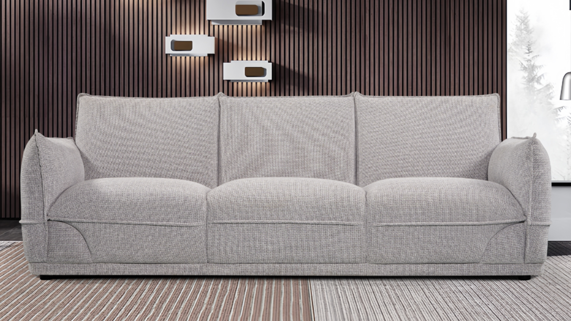 BT Modo 1975 Fabric Upholstered 3 Seater Sofa