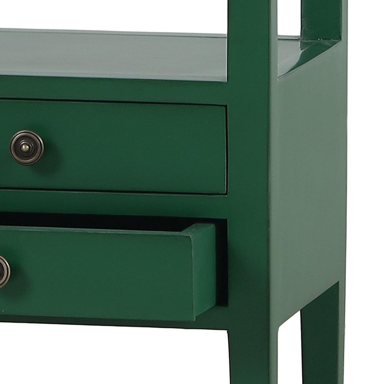 CR Eton Solid Timber 2 Drawer Bedside Table