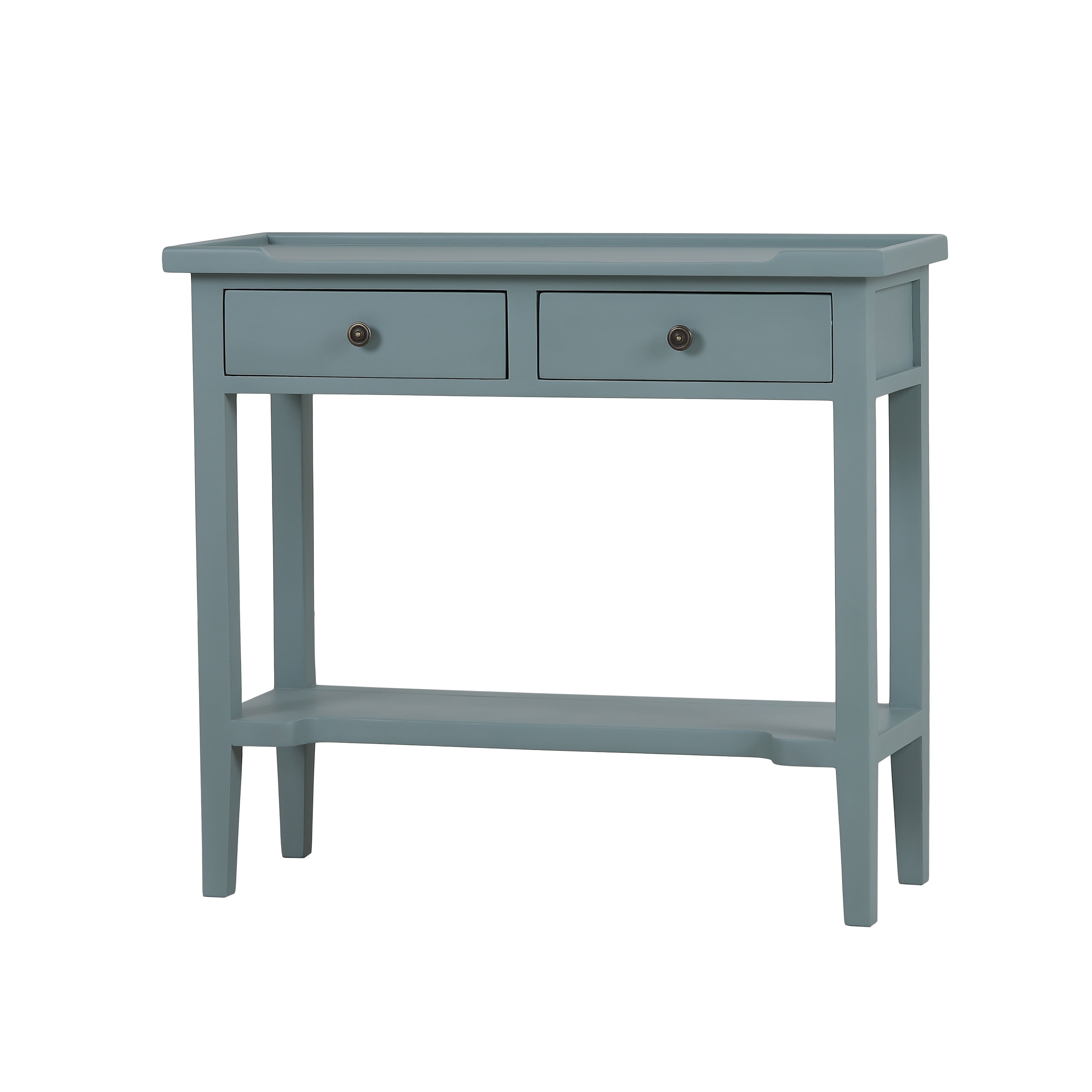 CR Eton Solid Timber 2 Drawer Console Table