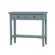 CR Eton Solid Timber 2 Drawer Console Table