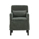 CR Bilboa Fabric Upholstered Timber Leg Armchair