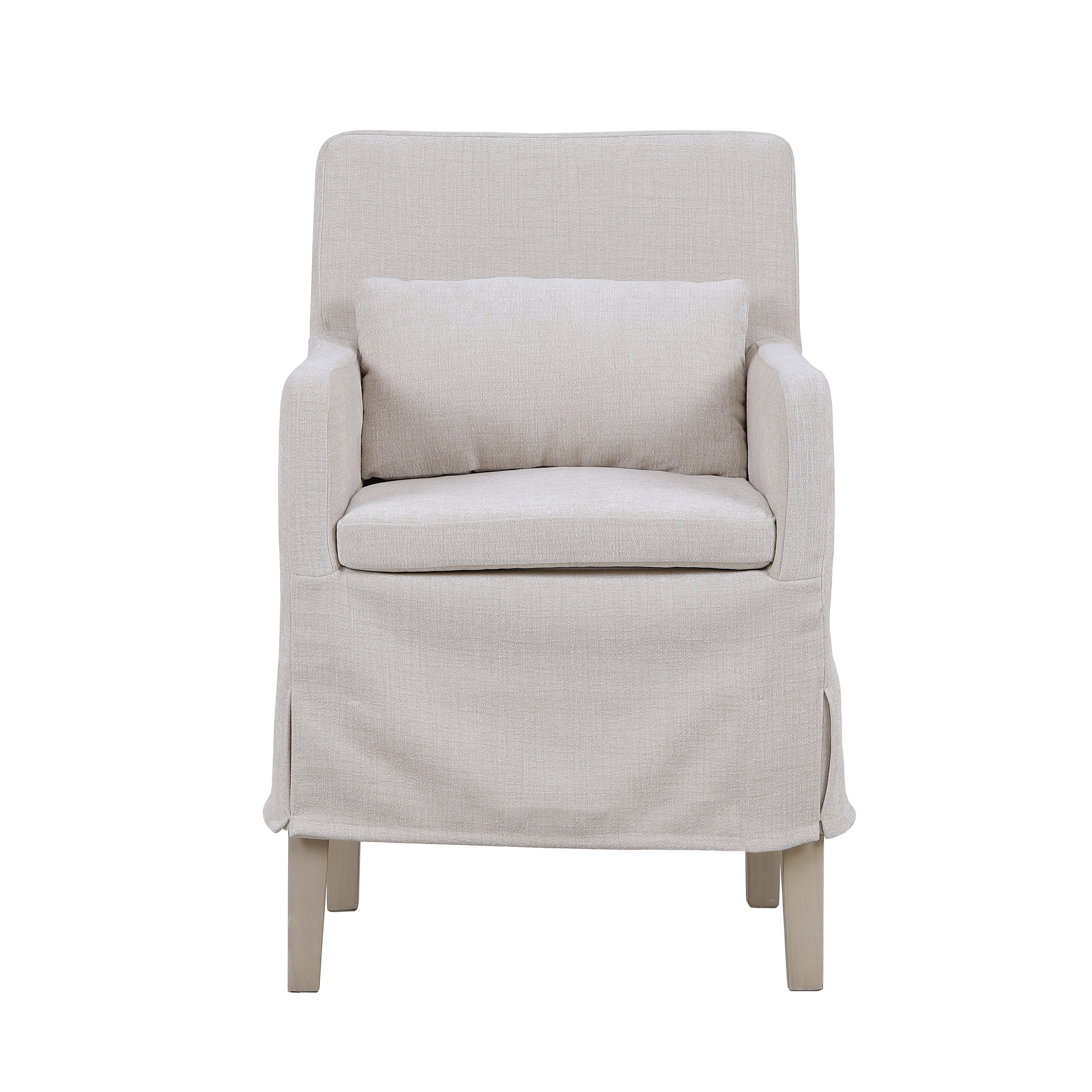 CR Bilboa Fabric Upholstered Timber Leg Armchair