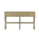 CR Renoir Raffia Solid Timber 2 Drawer Console Table