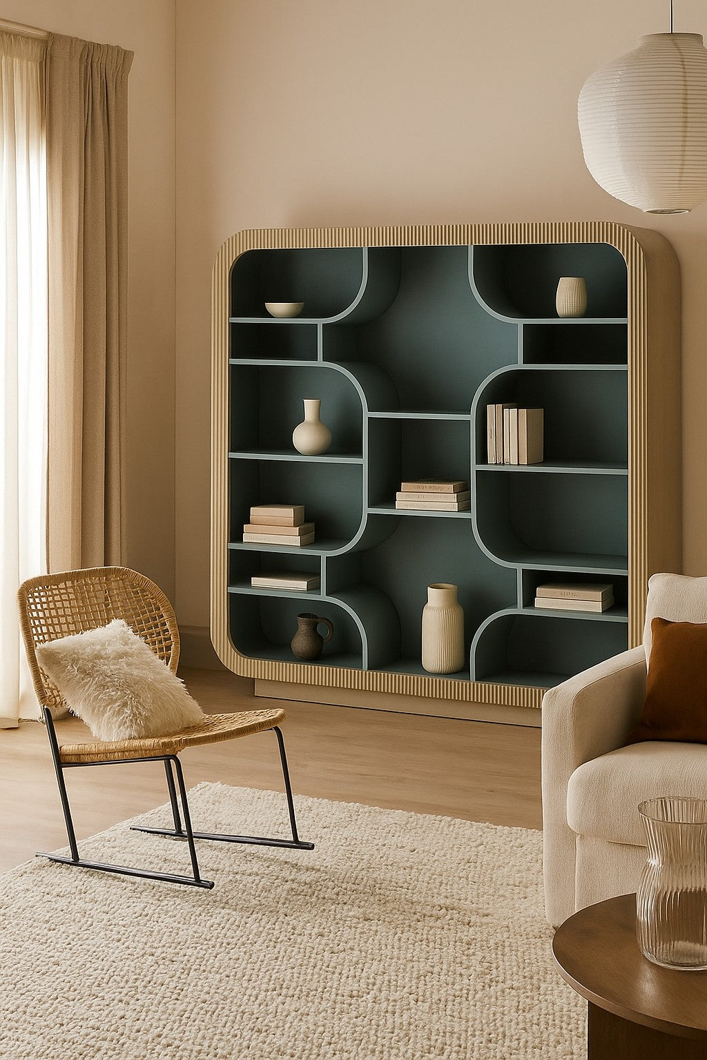 CR Kraton 190cm High Solid Timber Bookcase