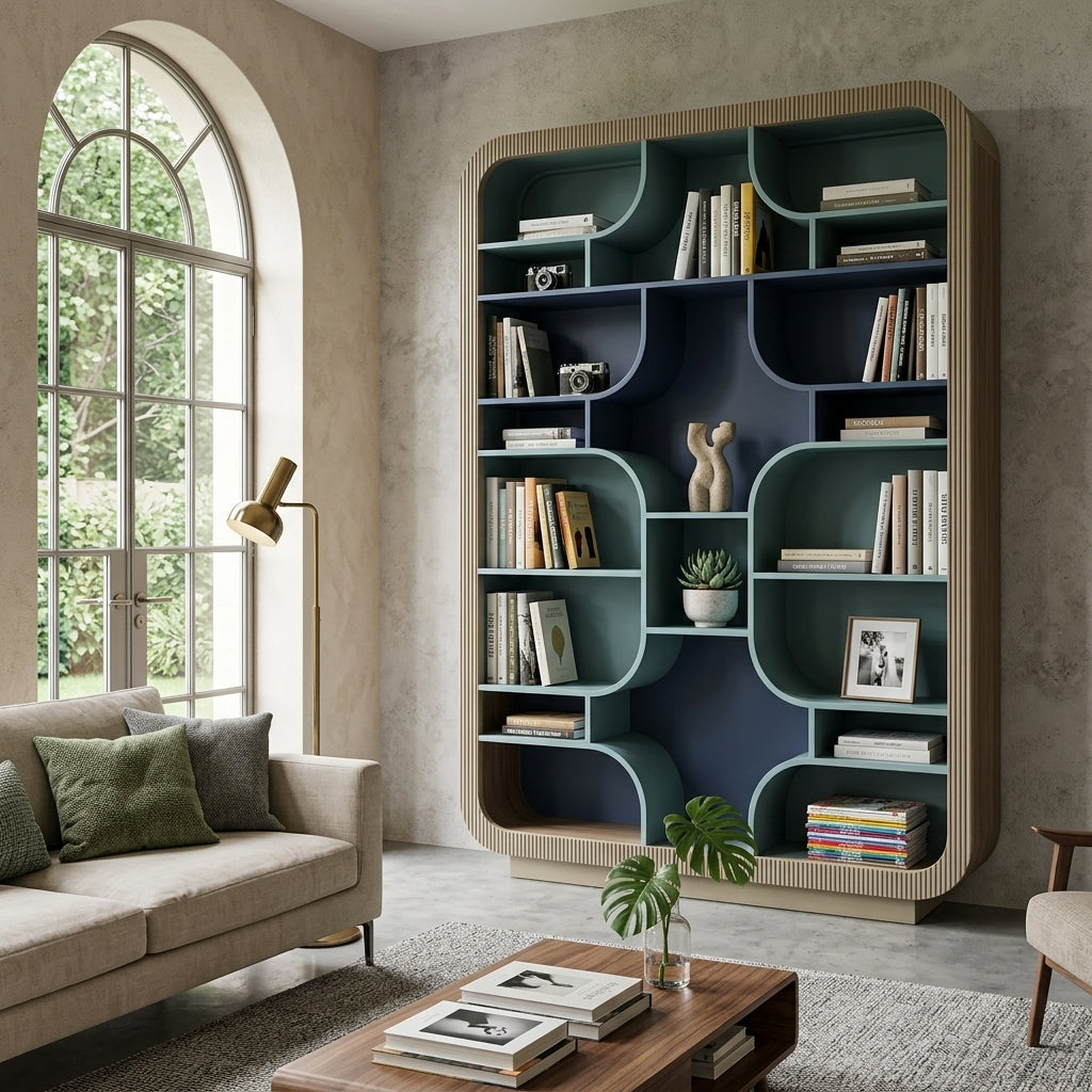 CR Kraton 190cm High Solid Timber Bookcase