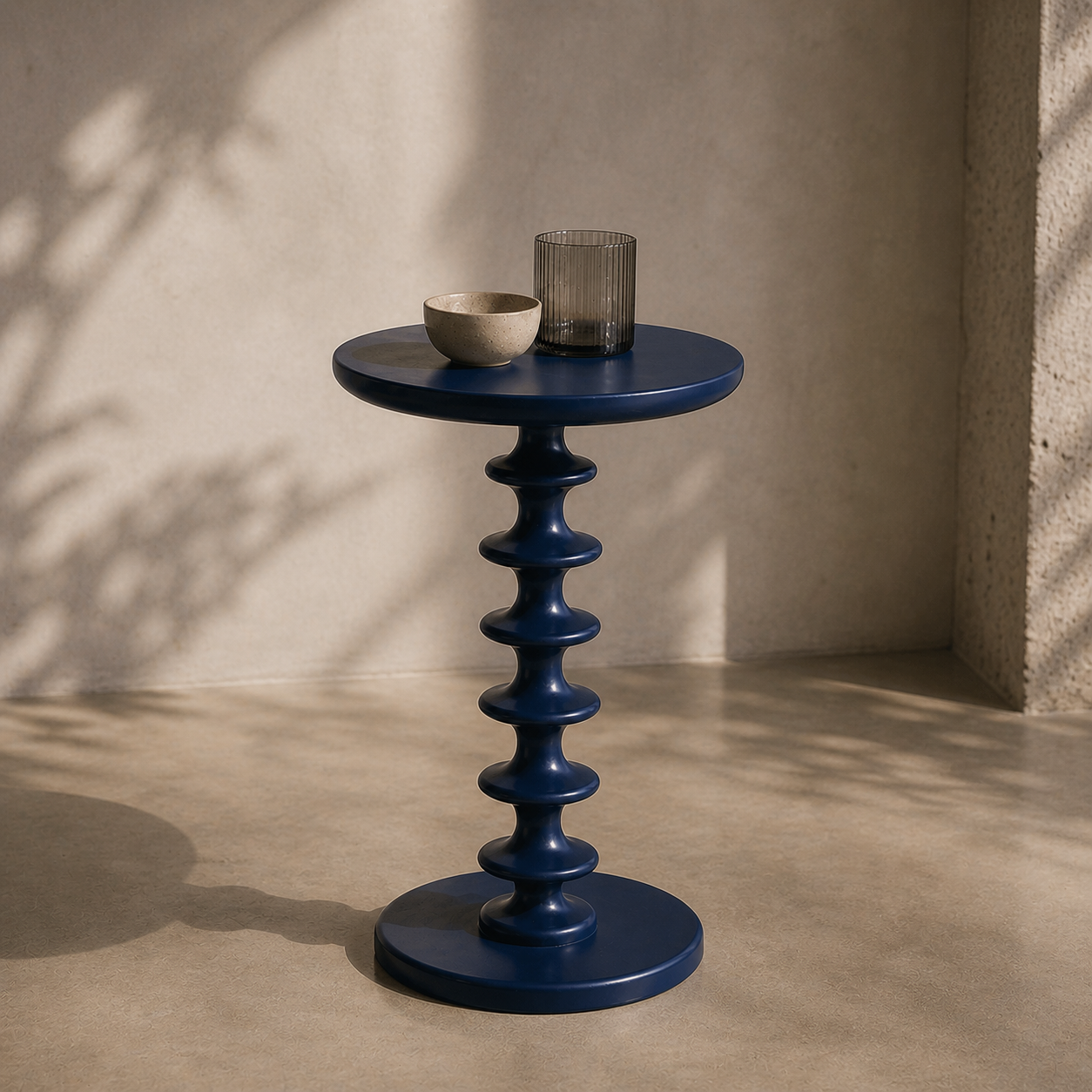 CR Milano Solid Timber Round Side Table
