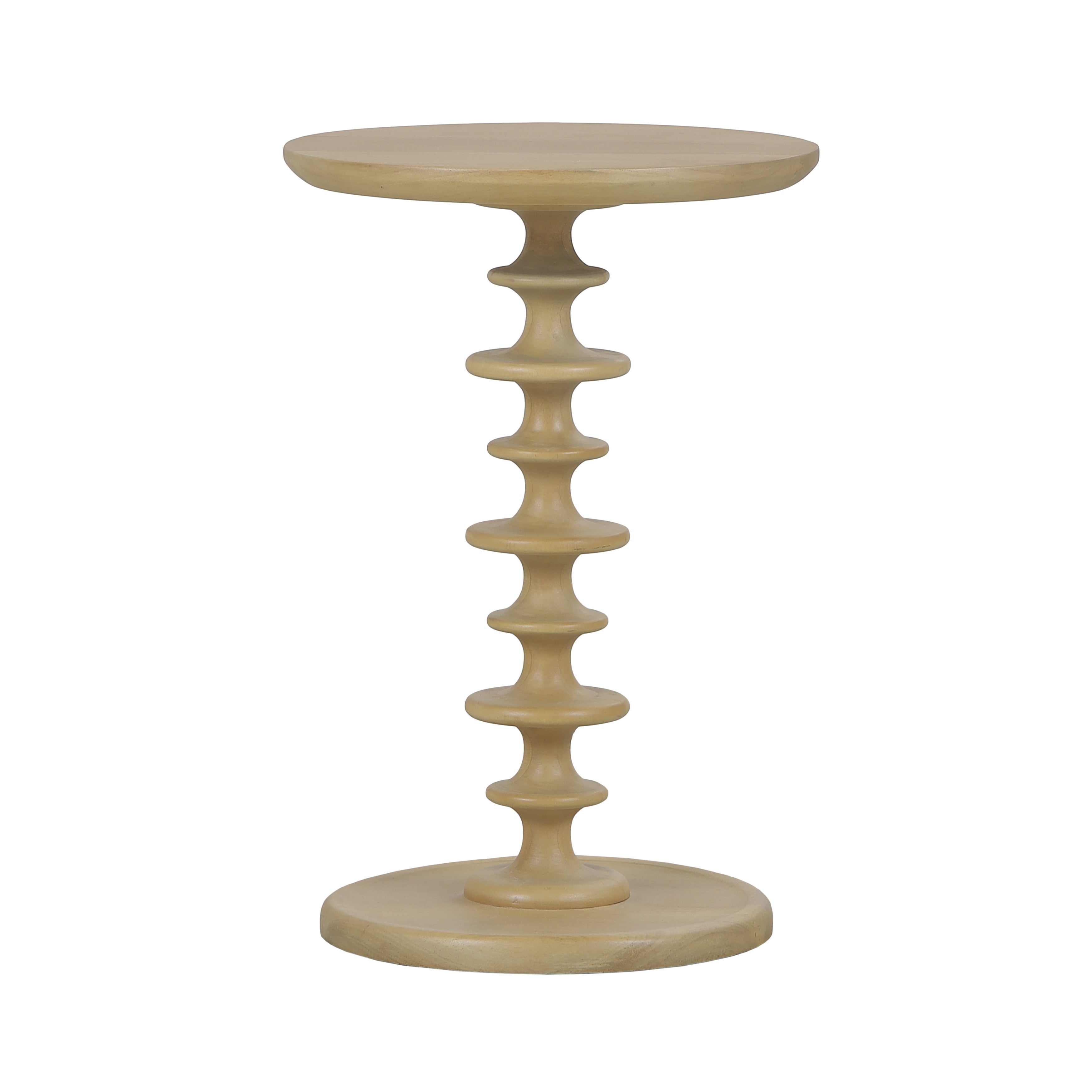 CR Milano Solid Timber Round Side Table