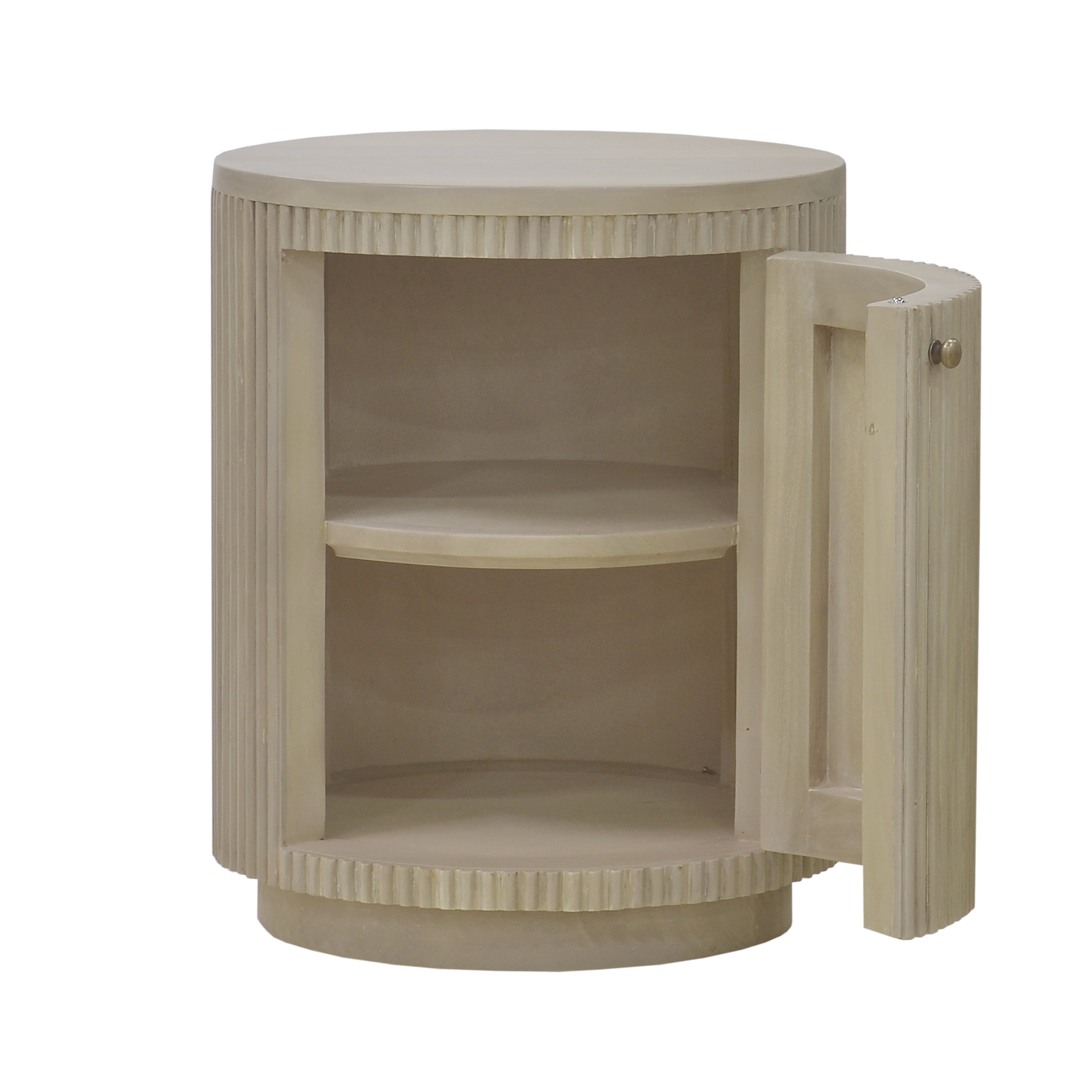 CR Kraton 1 Door Round Bedside Table