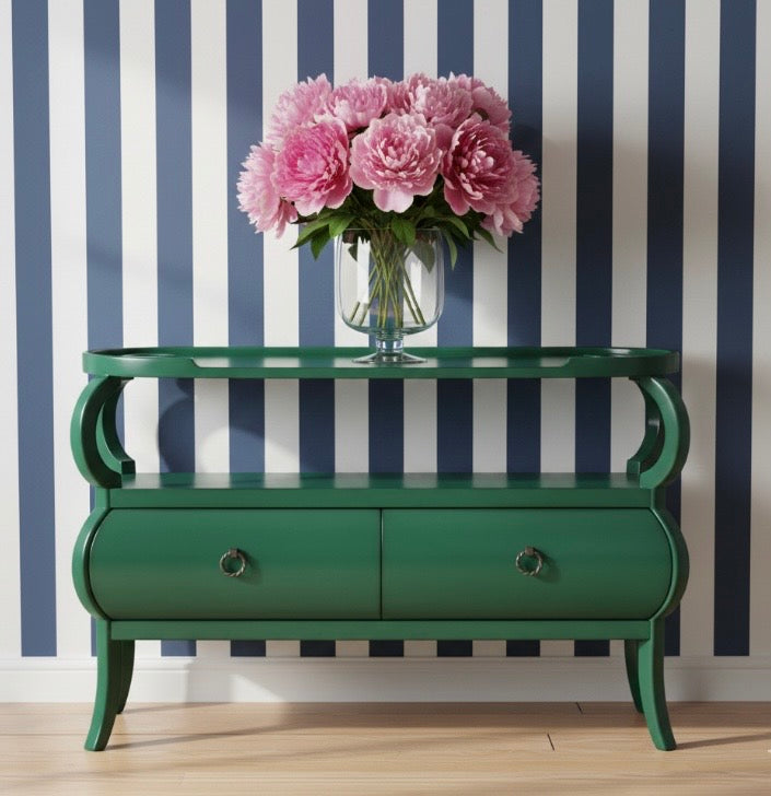 CR Savannah Solid Timber 2 Drawer Console Table
