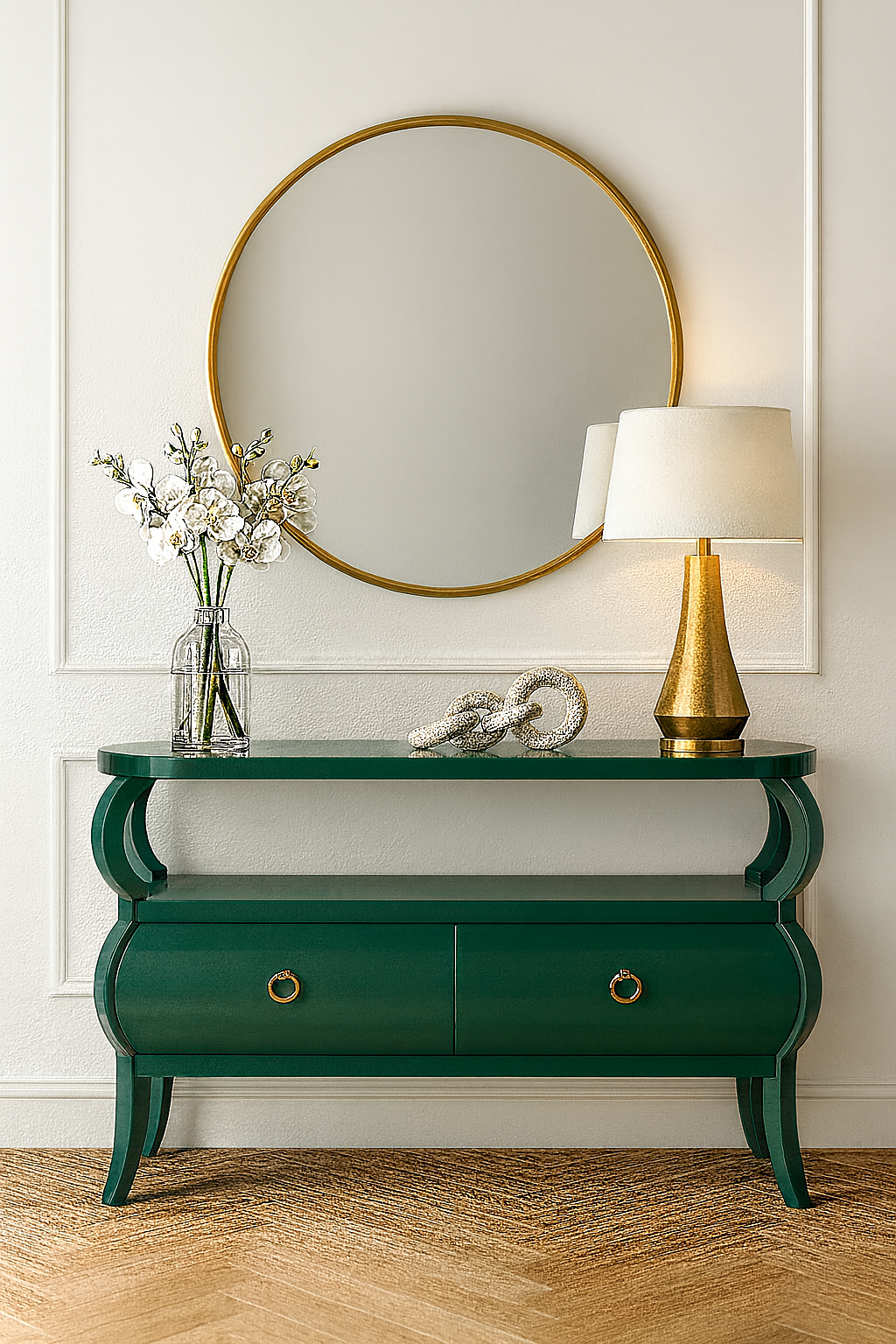 CR Savannah Solid Timber 2 Drawer Console Table