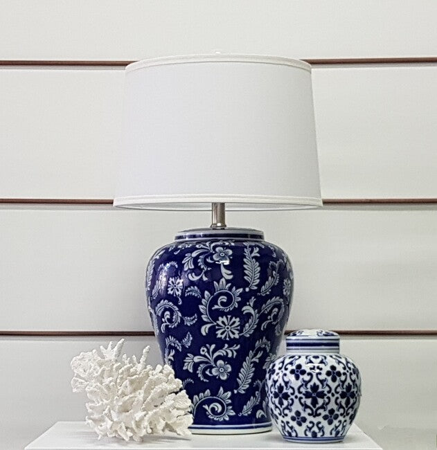 DA Blossom Ceramic Base Table Lamp 68cmh