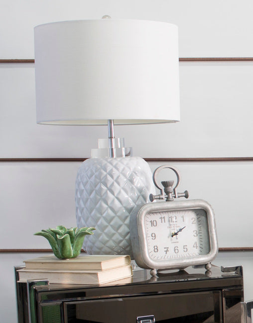 DA Island Gloss Ceramic Base Table Lamp