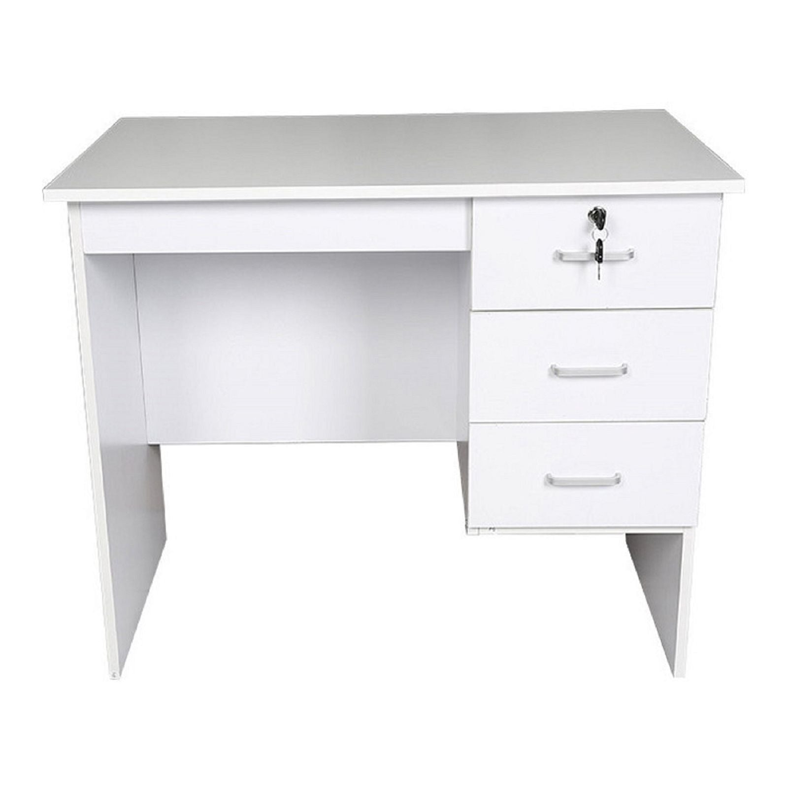 HE  Randwick Melamine Home Office Desk with 3 Drawers