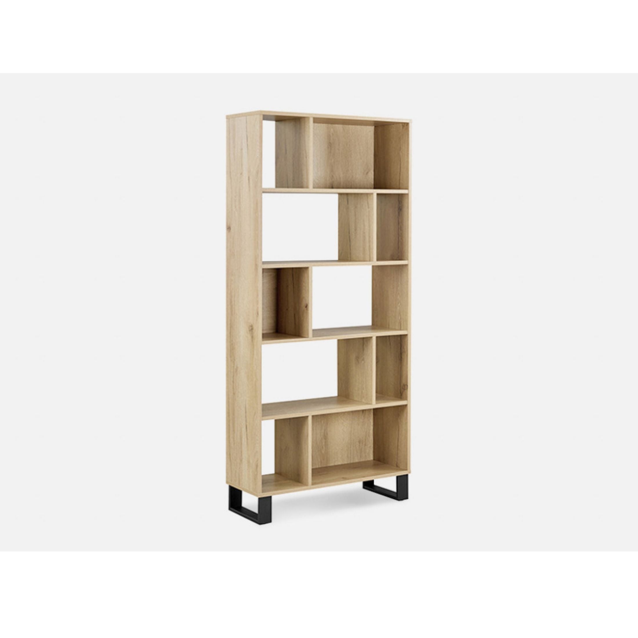 HE Bondi Particle Board Metal Leg Bookcase