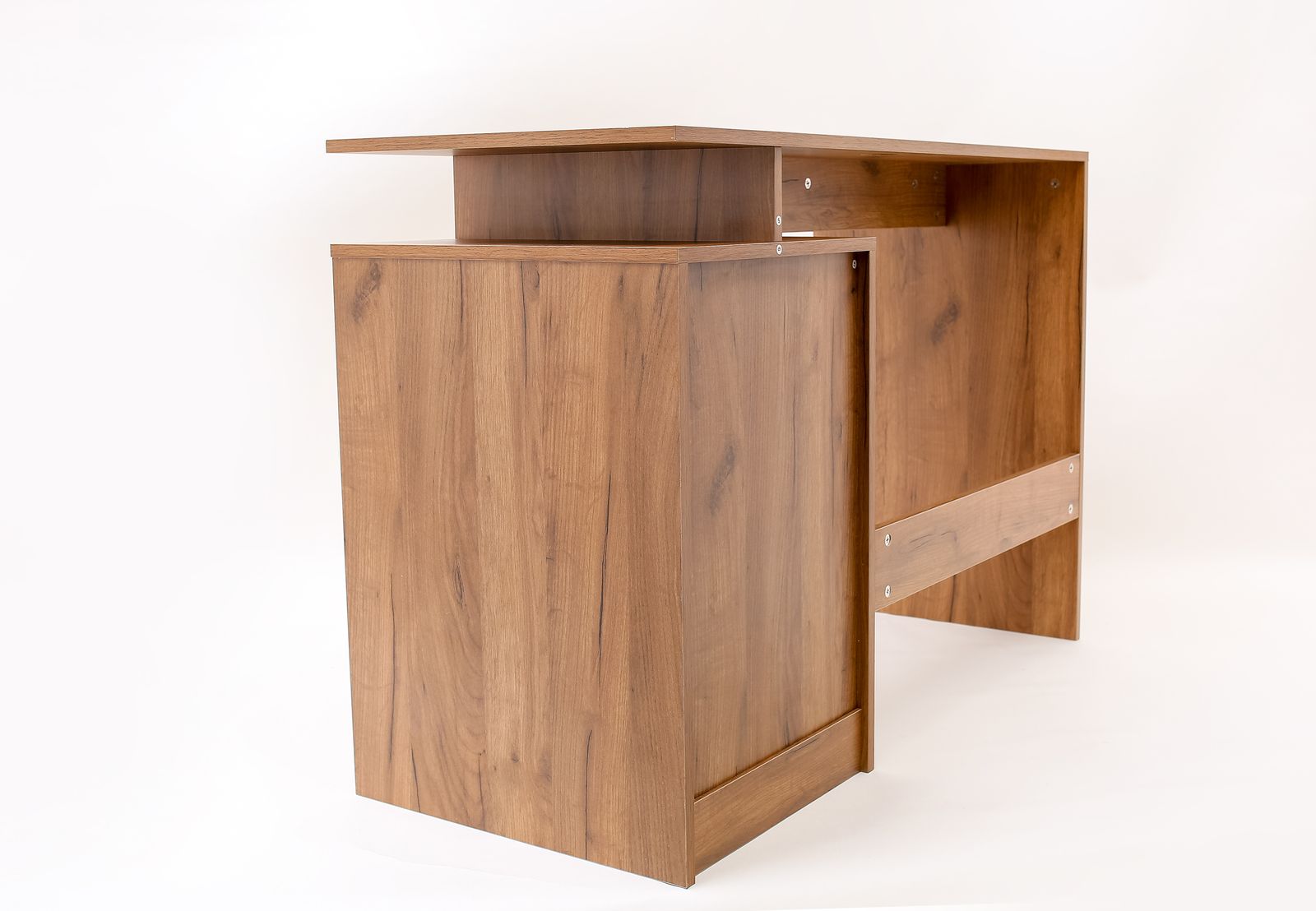 HE  Menzies MDF Study Desk with 2 Drawers and a Niche