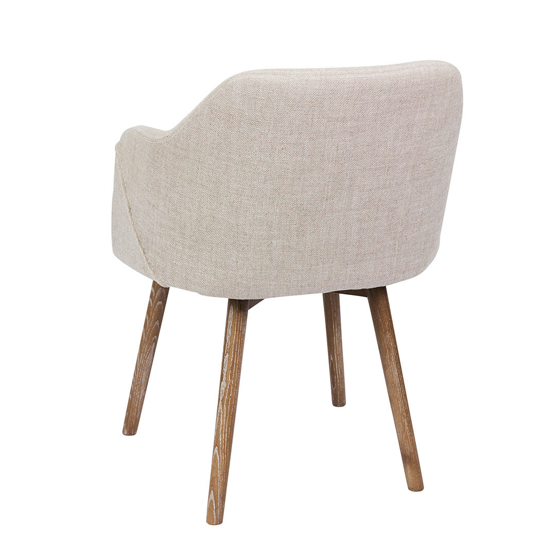 SH Soweto Fabric Upholstered Timber Leg Armchair