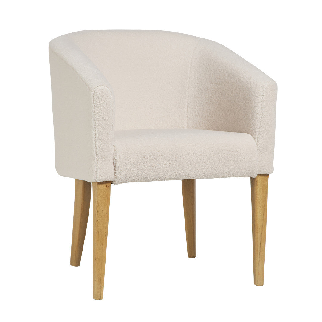 SH Soweto Fabric Upholstered Timber Leg Club Chair