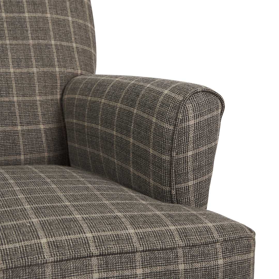 SH Bailey Wool Upholstered Armchair &#8211; Charcoal
