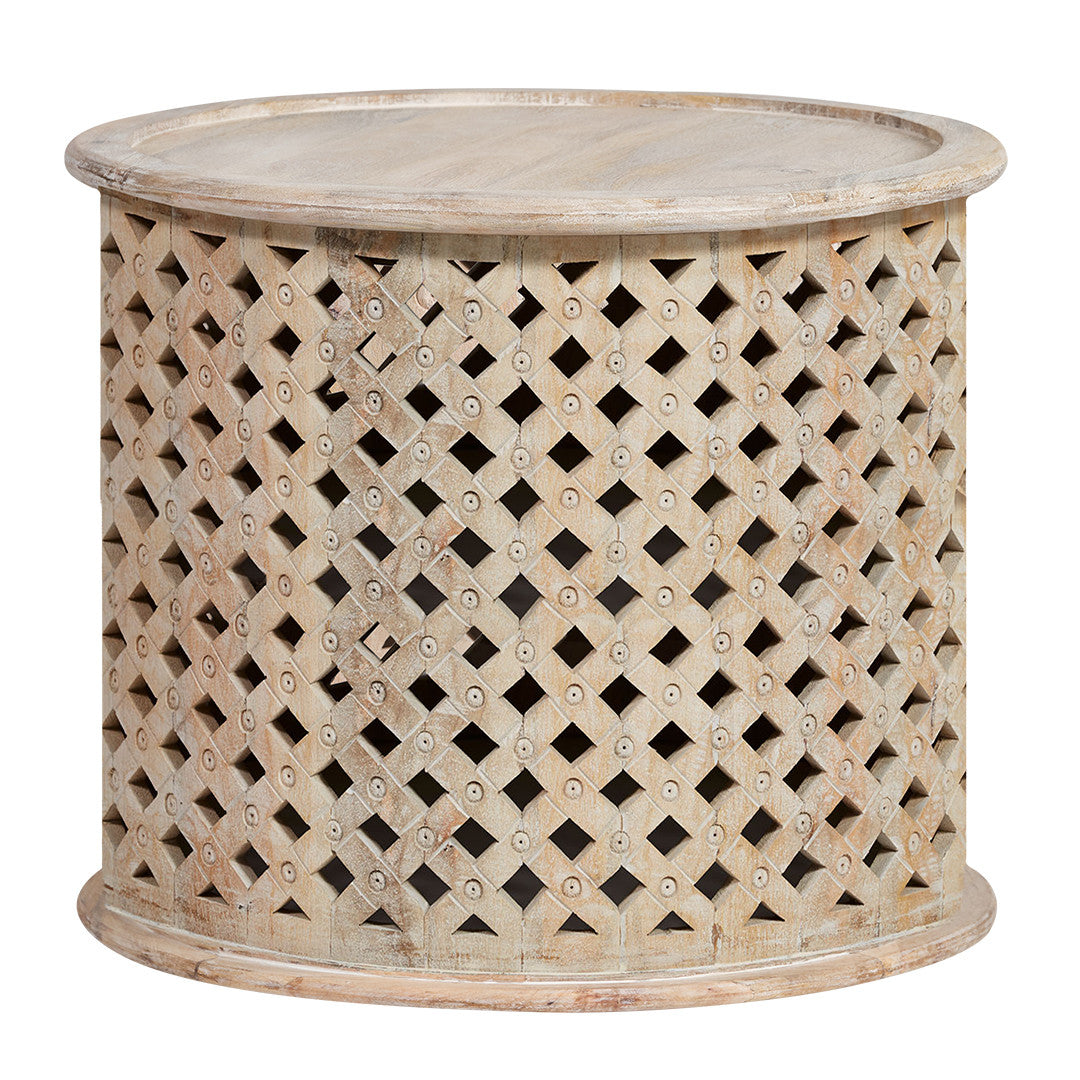 SH Preston Solid Timber Round Side Table