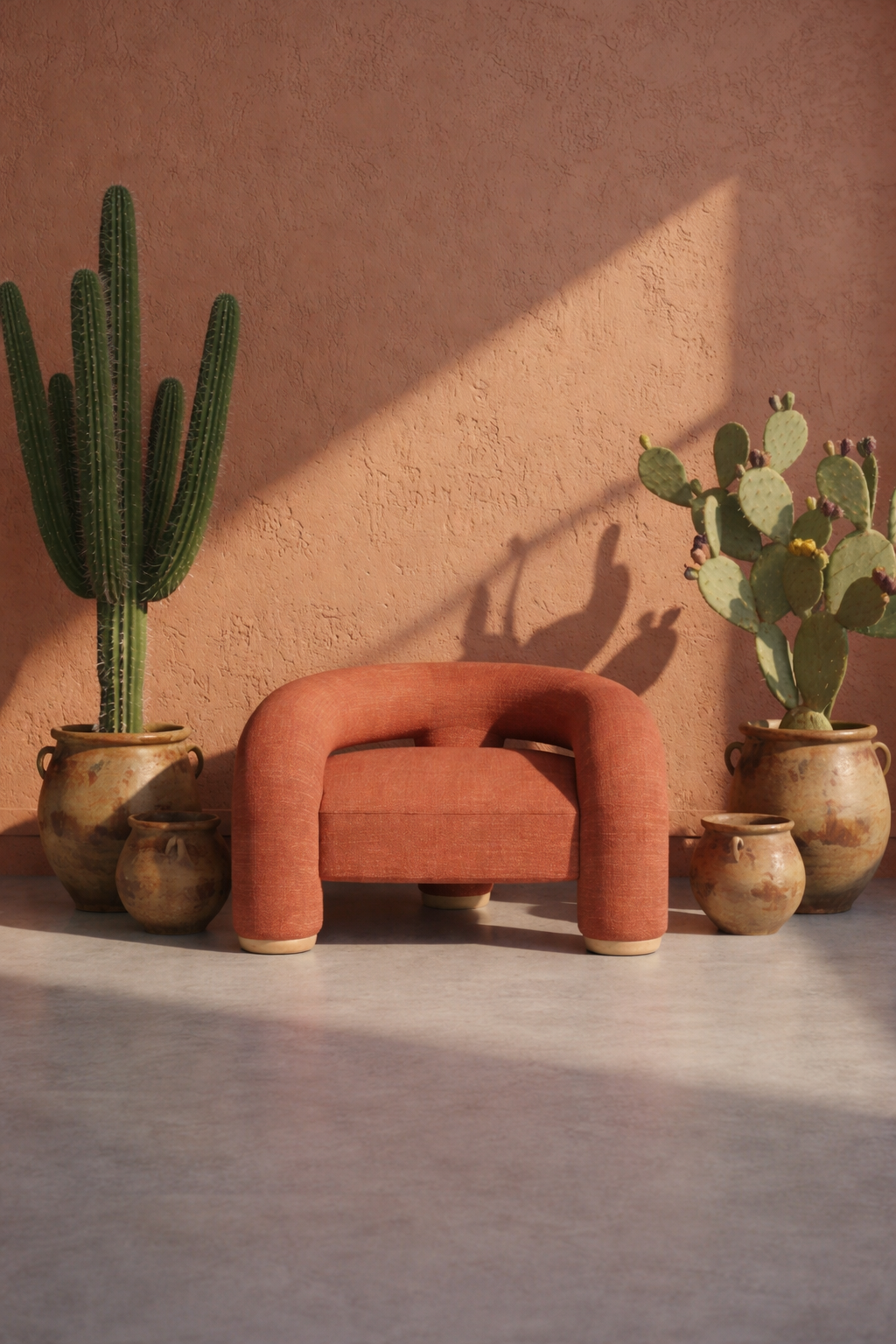CR Trinom Fabric Upholstered Timber Leg Armchair