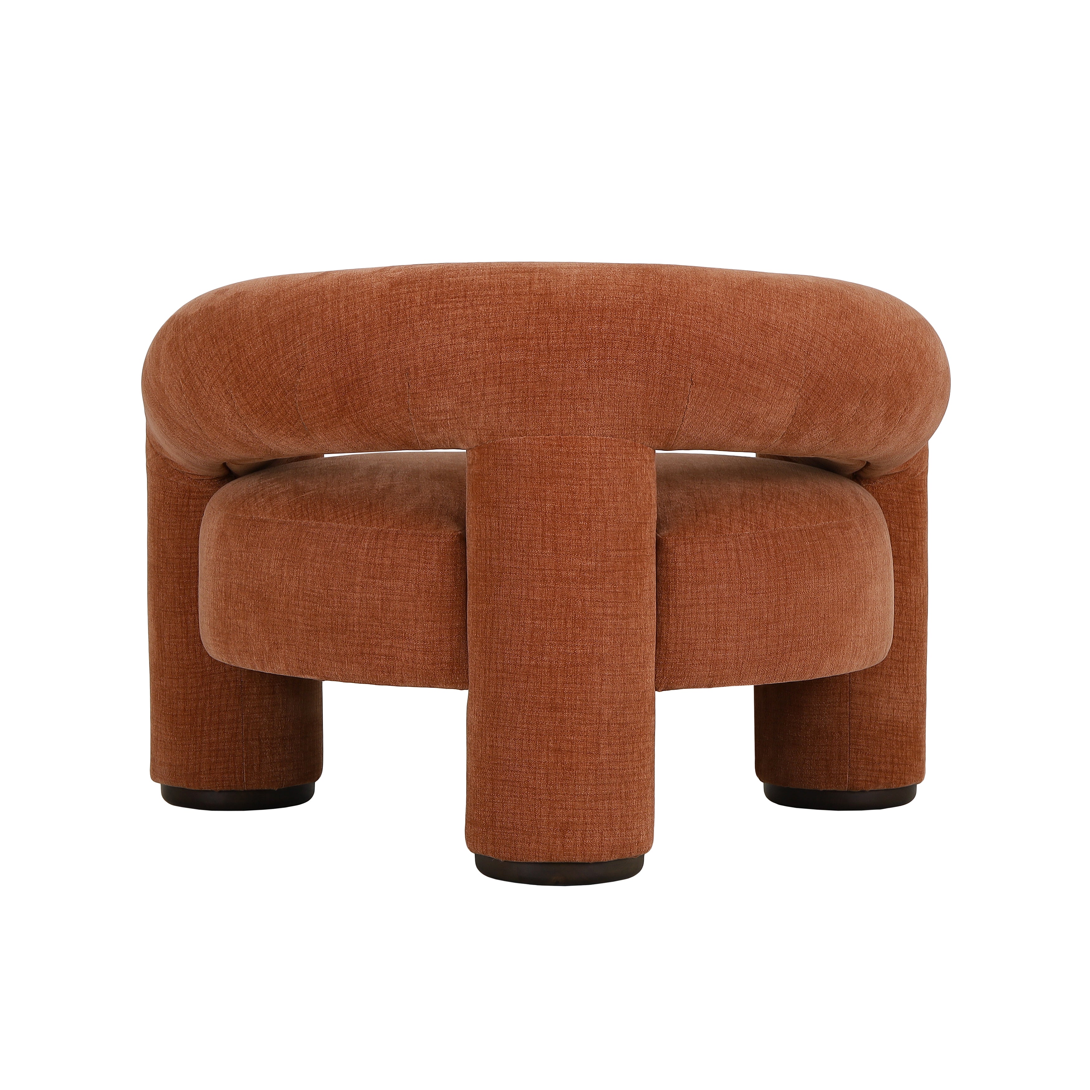 CR Trinom Fabric Upholstered Timber Leg Armchair