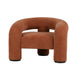 CR Trinom Fabric Upholstered Timber Leg Armchair