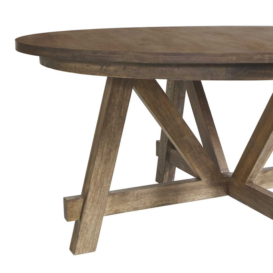 SH Fitzroy Solid Timber Round Dining Table