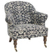 SH Fitzroy Fabric Upholstered Slipper Chair &#8211; Ocean