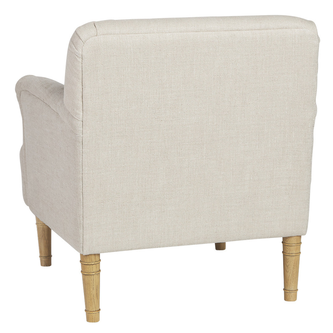 SH Riley Fabric Upholstered Timber Leg Club Chair