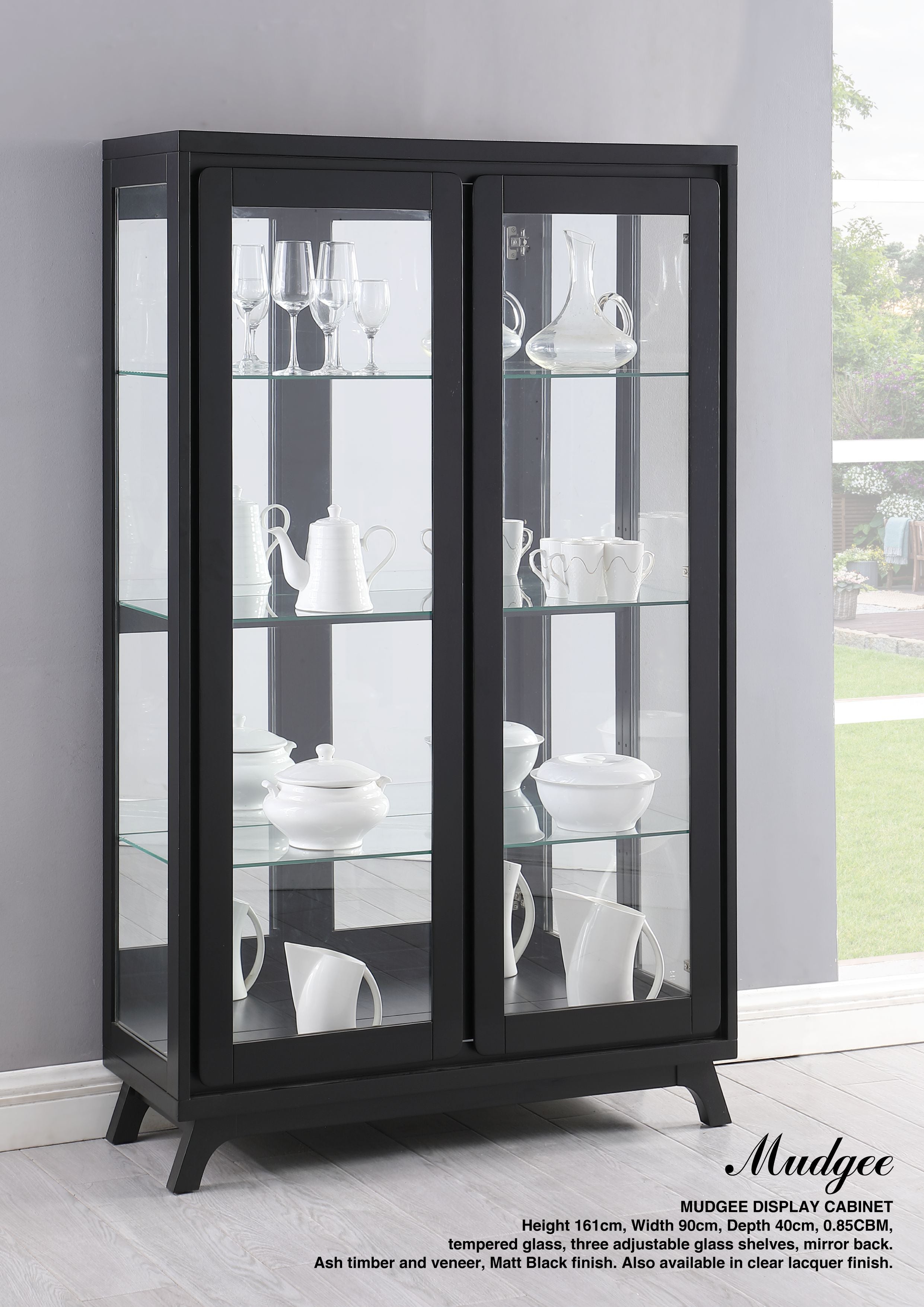 RH Mudgee Display Cabinet