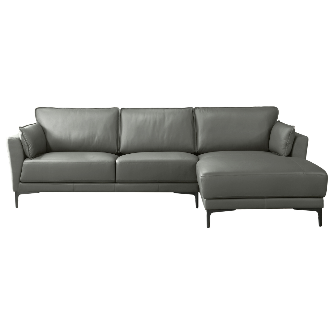 BT Montgomery 2.5 Seater Genuine Leather Chaise Sofa