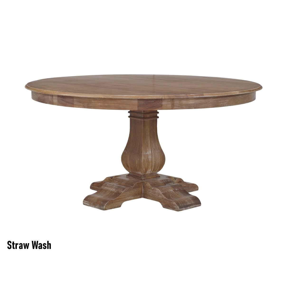 CR Trestle Solid Timber Round Dining Table