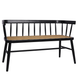 SH Shelly Solid Timber Bench Seat - Black