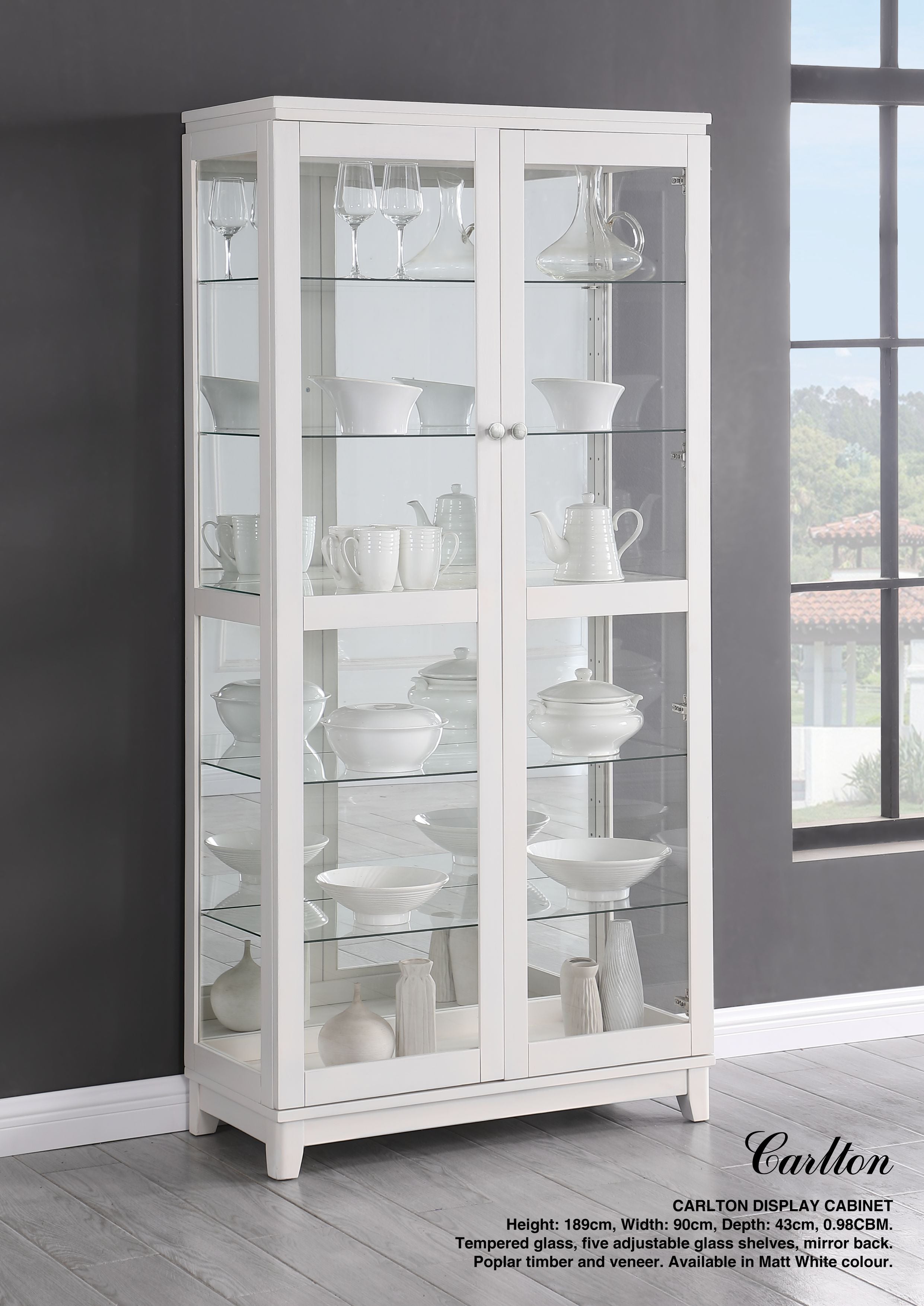 RH Carlton Display Cabinet