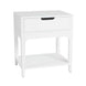 SH Ankara 1 Drawer Bedside Table - White