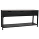 SH Ankara 3 Drawer Console Table - Black