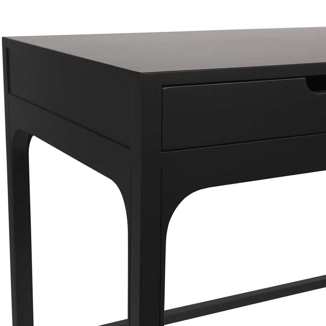 SH Ankara Desk with 2 Drawers - Black