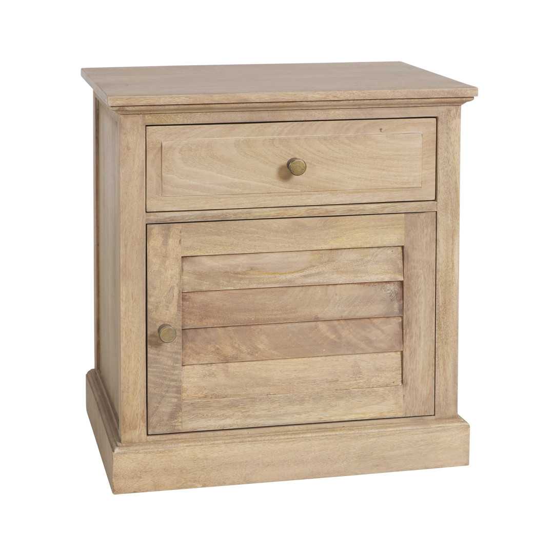 SH Chartres Solid Timber 1 Drawer Bedside