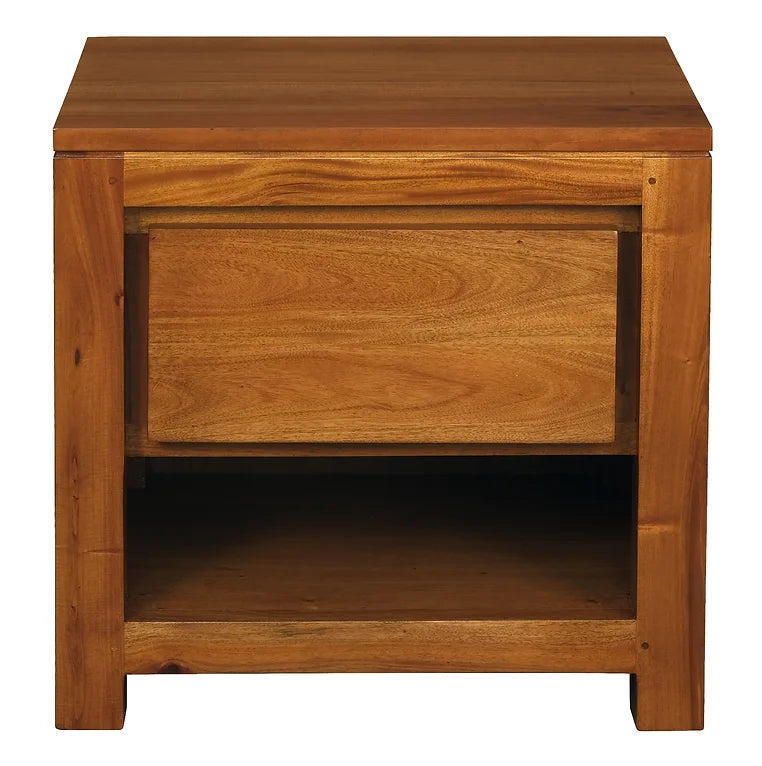 CT Amsterdam Solid Mahogany Timber 1 Drawer Bedside